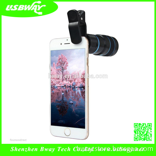 New products 2016 innovative product Universal Mobile Phone External Camera Lens& 8x ZoomTelephoto Camera Lens